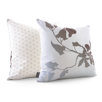 Morning Glory Throw Pillow in Sky - 18" x 18"