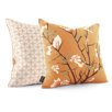 Ailanthus Throw Pillow in Sunshine - 18" x 18"