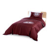 Starburst Duvet and Sham in Chocolate Brown