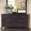 Nevis Espresso 7 Drawer Dresser