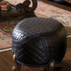 Oppulente Leather Ottoman