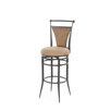 Cierra 30" Swivel Bar Stool - Bear Fabric