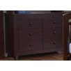 Gala Double Dresser in Mocacchino