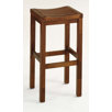 29" Contour Stool with Oak Finish
