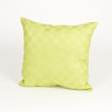 LuLu Green Pillow with Checker Pattern