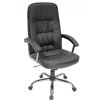 Carrera High-Back Leather with Metal Base Swivel Office Chair