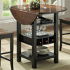 Ridgewood Drop Leaf / Wine Rack Pub Table