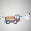 Fire Engine Garland Wall Hanging