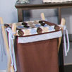 Minky Blue Chocolate Polka Dot Hamper