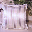 Ash Lemon Striped Pillow