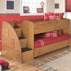 Elsa Loft Bed with Trundle Bed and Storage