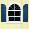Large Round Top Window Shutters