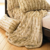 Lover Boy Luscious Fur Throw in Tawny