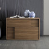 Cloud Square Left 2 Drawer Nightstand