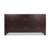 500 Series with Metal Knobs 6 Drawer Dresser