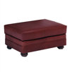 Chelshire Leather Ottoman