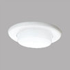 6" Drop Opal Shower Reflector Trim