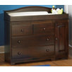 Windsor Three Drawer Changing Table / Station with Hutch