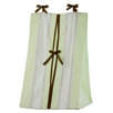 Metro Diaper Stacker in Lime and Chocolate