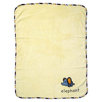 ABC123 - Soft Velour Blanket with Embroidery in Multi