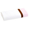 Toddler Sheet Set in Pink and Chocolate
