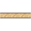 Camel Paisley Wallpaper Border