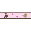 Teddy Bear Pink Wallpaper Border