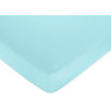 Zebra Turquoise Collection Fitted Crib Sheet  - Turquoise