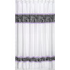 Zebra Purple Collection Shower Curtain 