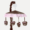 Teddy Bear Pink Musical Mobile