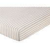 Lamb Collection Fitted Crib Sheet  - Stripe Print