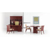 Prominence Executive Task Unit with Bow Top Right Pedestal Desk
