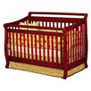 Athena Amy Convertible Crib with Toddler Rail in Cherry