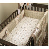 Azania Fitted Crib Sheet with Allover Print