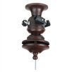 Three Light  Ceiling Fan Light Fitter