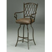 Atrium Rust 30" Bar Stool w/ Arms in Florentine Coffee Vinyl