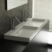 Urban 47" X 18" Ceramic Double Bathroom Sink