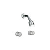 Coralais Shower Faucet Trim with Sculptured Acrylic Handles