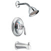 Monticello Inspirations Moentrol Single Handle Pressure Balancing Tub and Shower Faucet Trim