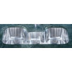 Regatta 46" Stainless Steel Triple Bowl Kitchen Sink