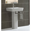 Emma 21.7" Full Pedestal Overflow Bathroom Sink