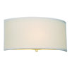 Cassandra Wall Sconce Shade in White Grasscloth