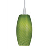 Marta Wishes Pendant Shade in Marta Green Glass with Optional Line Voltage Holders