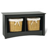 Sonoma Wood Storage Bedroom Bench