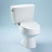 Carusoe Round Front Toilet Bowl Only with 12" Rough-In