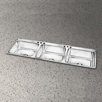 46" x 22" Lustertone Triple Bowl Sink