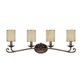 Reserve Four Light Bath Vanity in Rustic