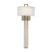 Manhattan One Light Wall Sconce in Winter Gold