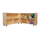 28.75" H Mobile Folding Versatile Storage Unit