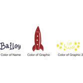 Bailey's Rocket Wall Decal